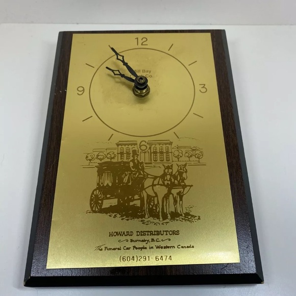 Mill Bay Clock Company Howard Distributors Funeral - Picture 1 of 4